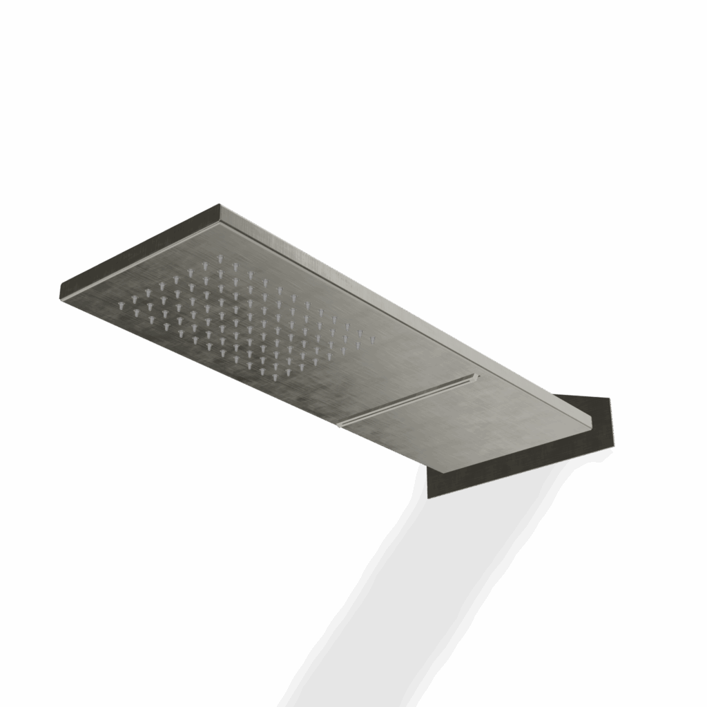 Regenbrause Treemme Inox Showers 2 Verbraucher Gun-Metal-Black