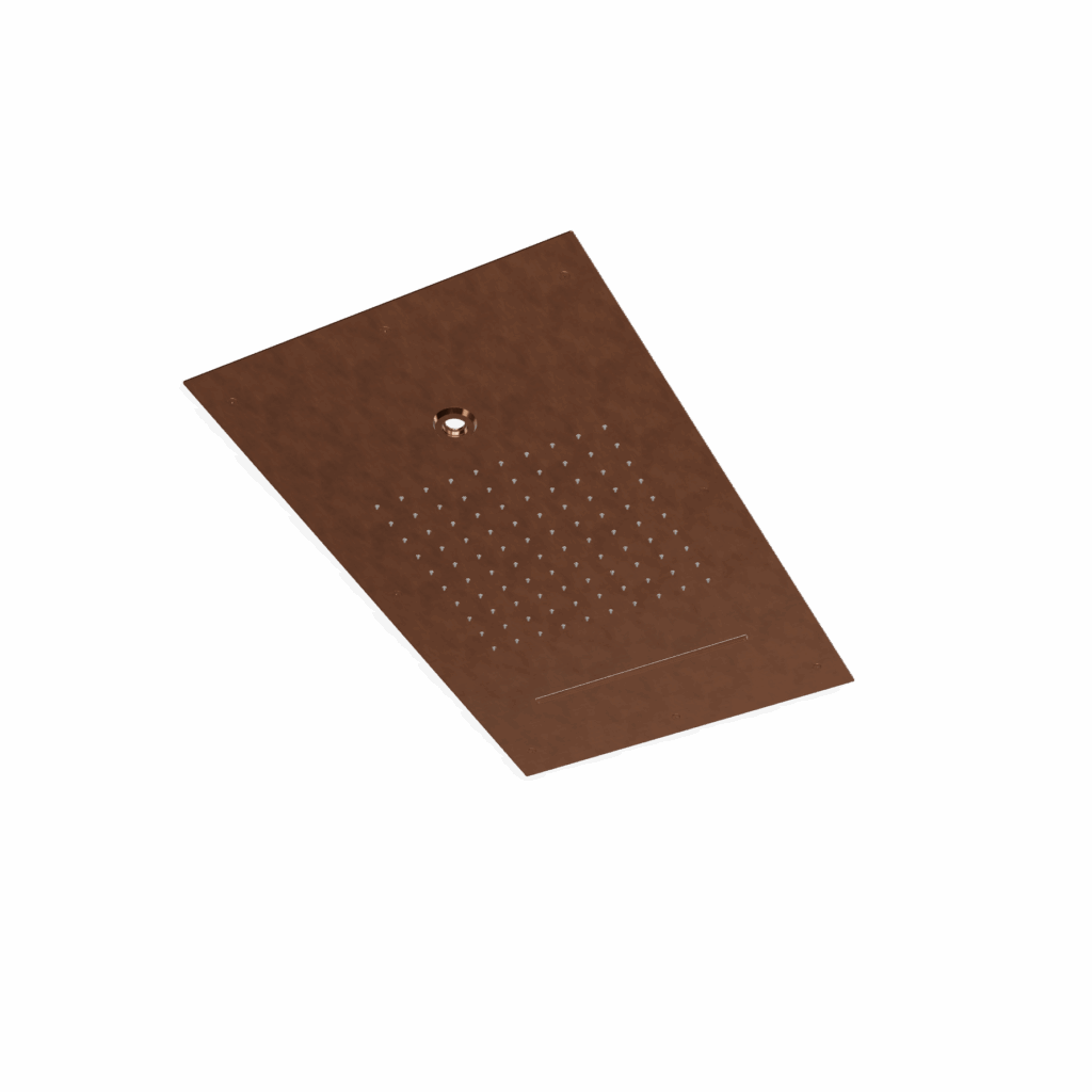 Schwall Kopfbrause Deckenmontage Treemme Inox SHOWERS PVD Bronze