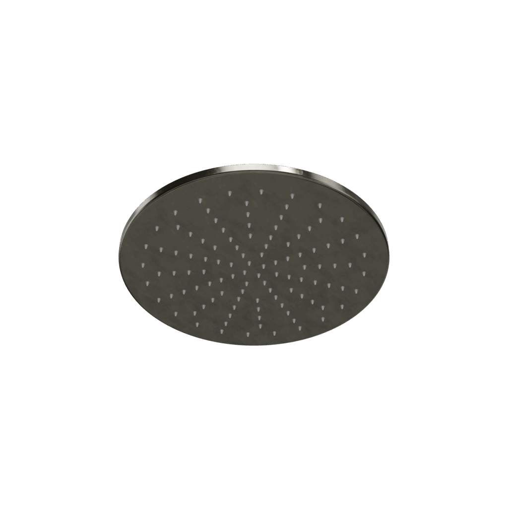 Kopfbrause rund Treemme SHOWERS 30D Chrom Schwarz gebürstet