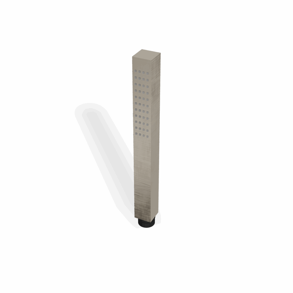 Handbrause Stab Treemme SHOWERS Eckiges Design Nickel gebürstet