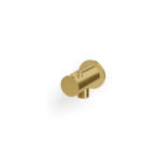 Duschschlauchanschluss mit Halter Rund Treemme SHOWERS Gold gebürstet