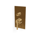 Mischer für Dusche Zug Knopf Umsteller UP Treemme ARCHE Gold