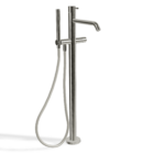 Mischer für Badewanne freistehend Treemme 40 mm Edelstahl Bodenstehend Standmischer Standarmatur