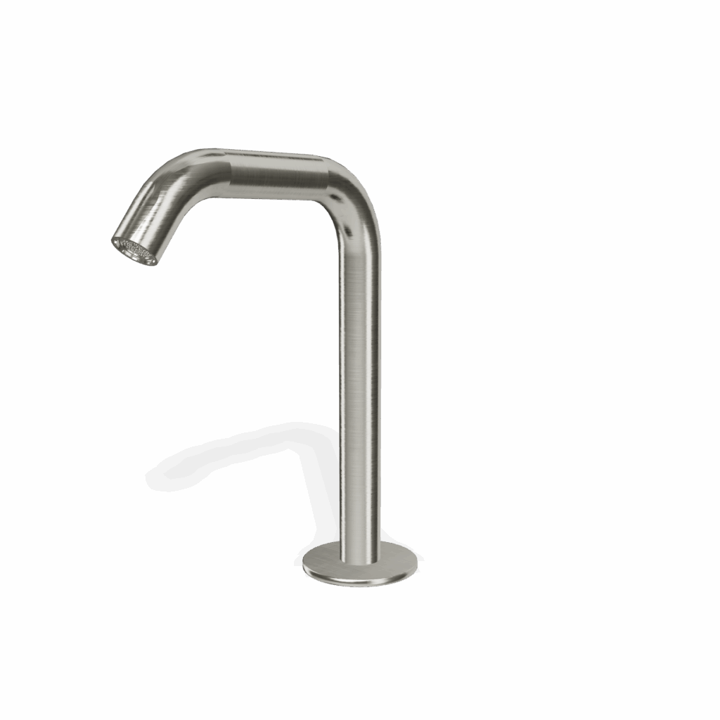 Auslauf stehend Treemme 40 mm A= 18 cm, H= 11 cm Edelstahl Design