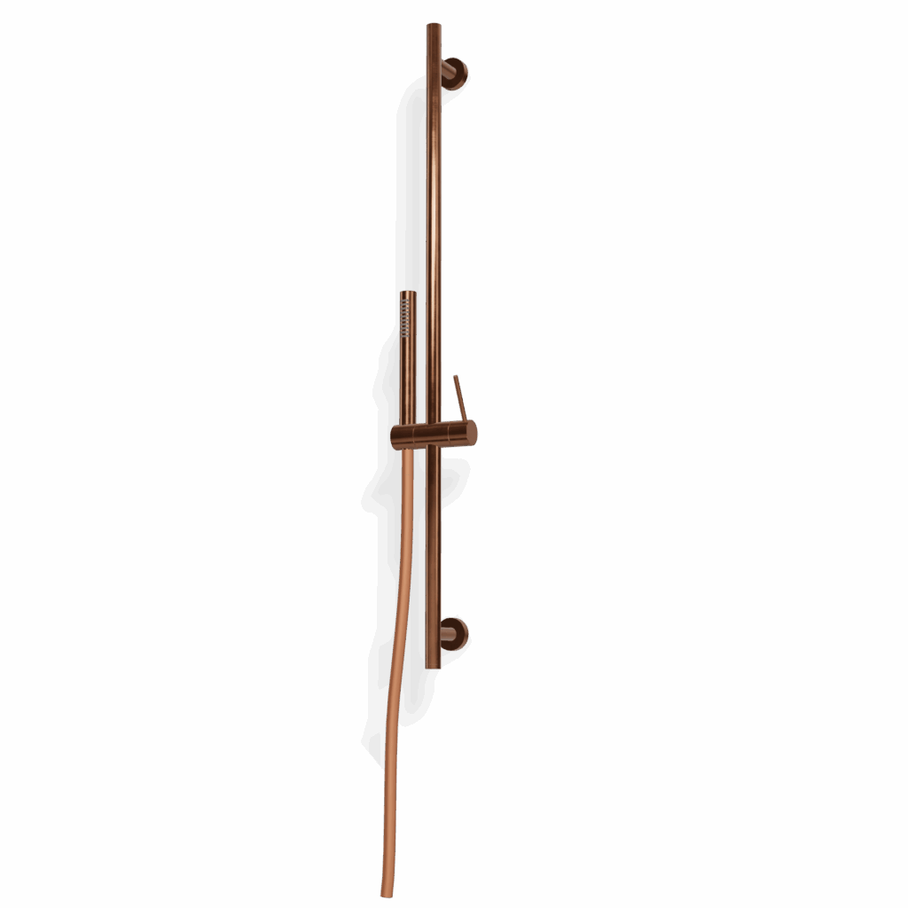 Gleitstange Set Rundes Design Treemme Inox SHOWERS PVD Bronze