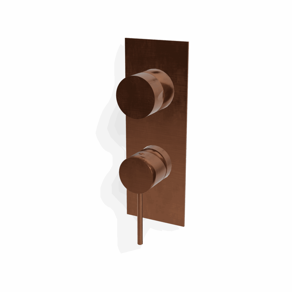 Mischer für Dusche / Wanne UP Treemme 40 mm PVD Bronze