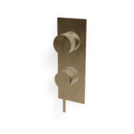 Wannen/Duschmischer UP Treemme 40 mm PVD Gold