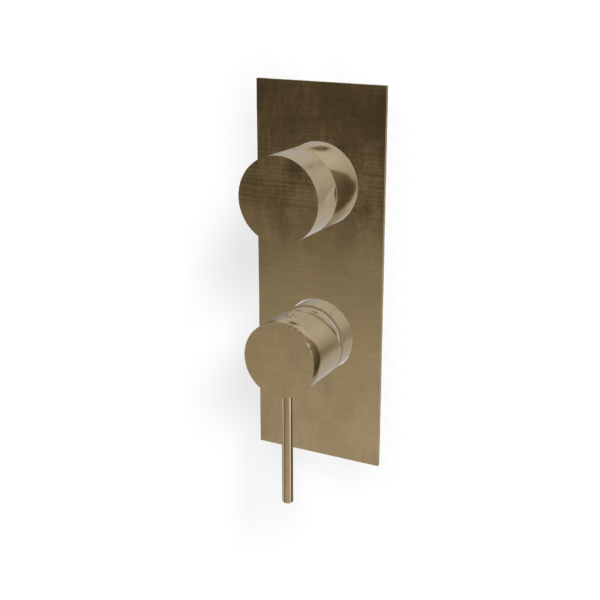 Wannen/Duschmischer UP Treemme 40 mm PVD Gold