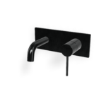 Mischer für Waschtisch UP Treemme Edelstahl 40 mm PVD Schwarz
