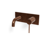 Mischer für Waschtisch UP Treemme Edelstahl 40 mm PVD Bronze