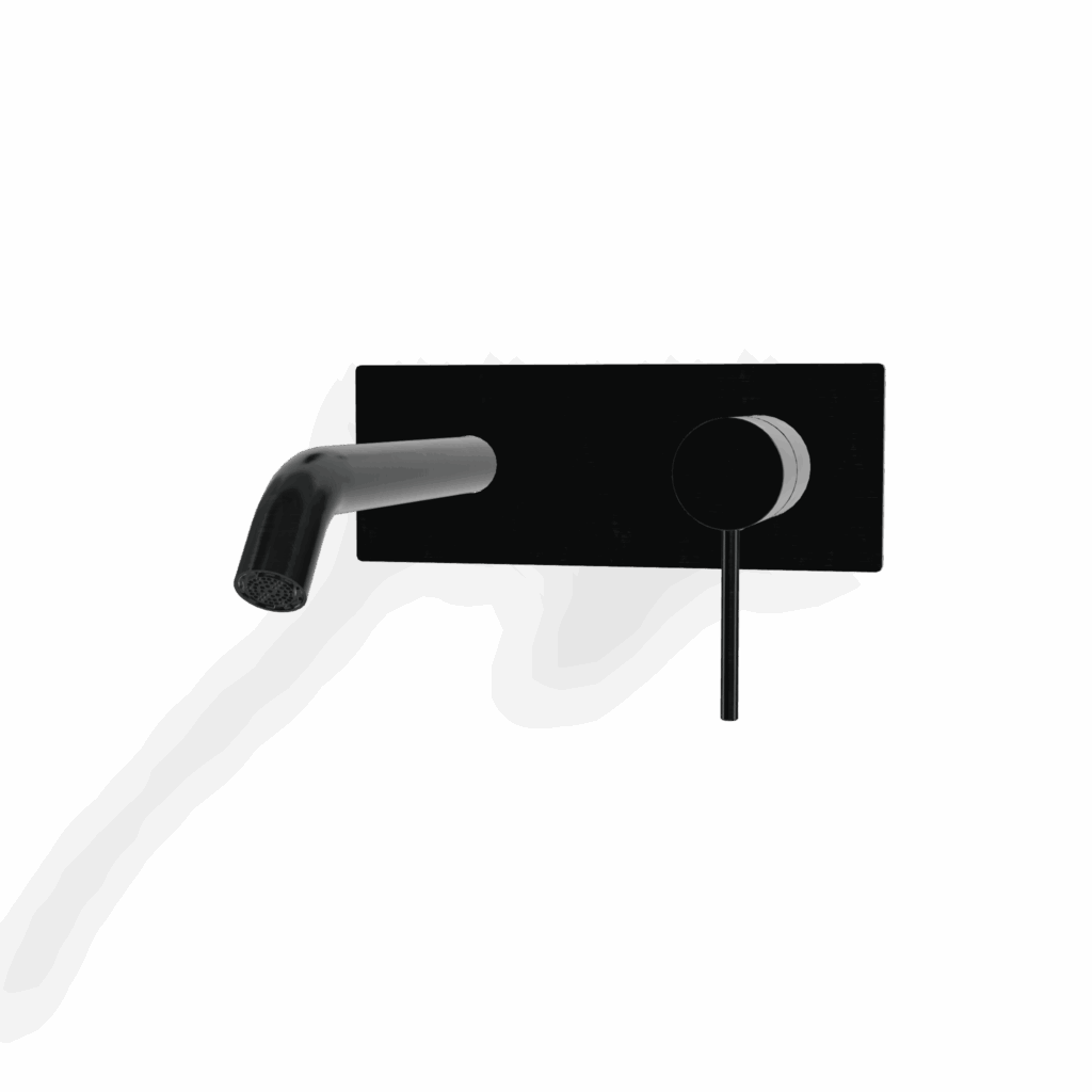 Waschtischmischer Treemme PVD Metall-Black A20 Unterputz