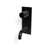 Mischer für Waschtisch UP Treemme Edelstahl 40 mm PVD Schwarz