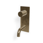 Mischer für Waschtisch UP Treemme Edelstahl 40 mm PVD Gold