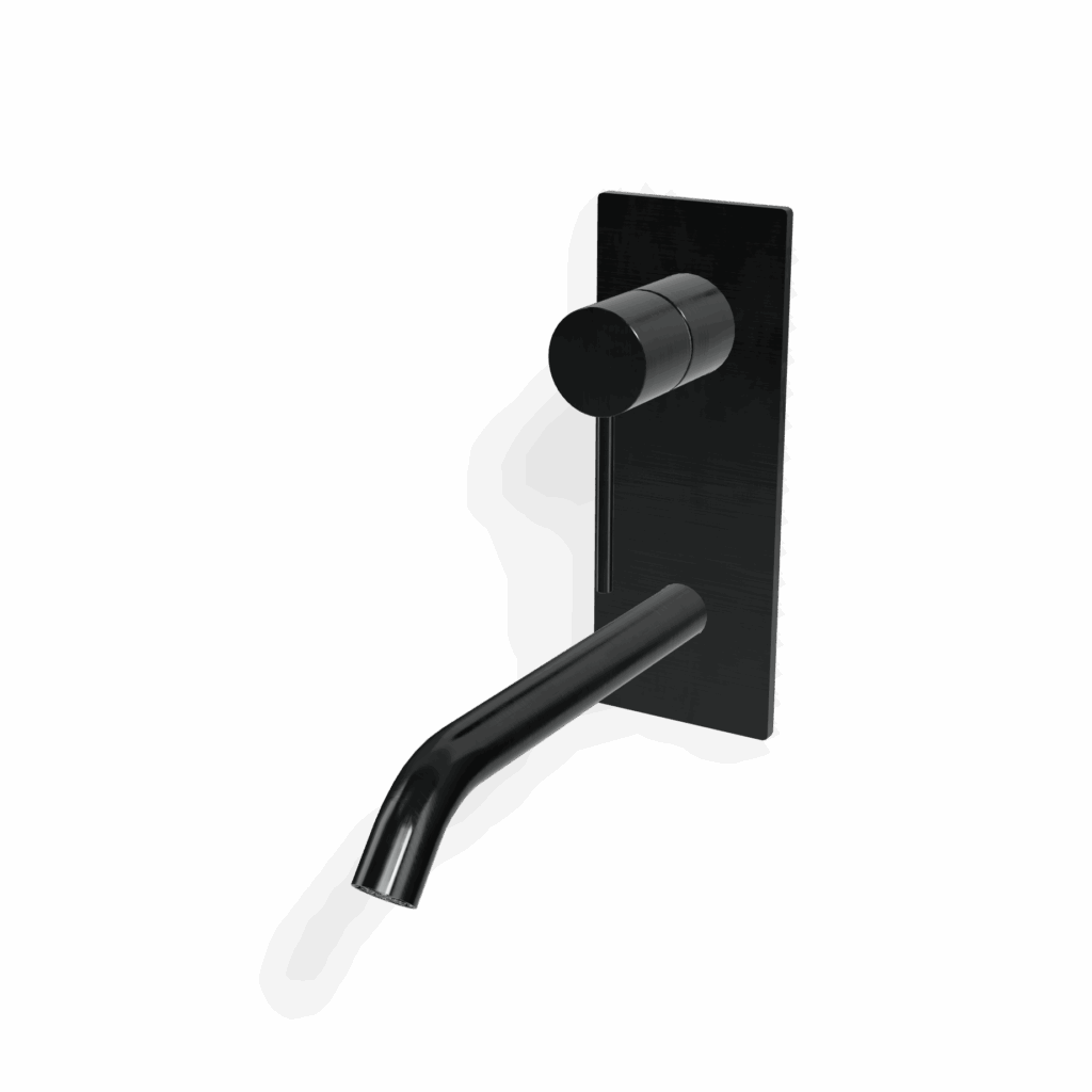 Waschtisch Armatur UP Treemme 40 mm PVD Schwarz