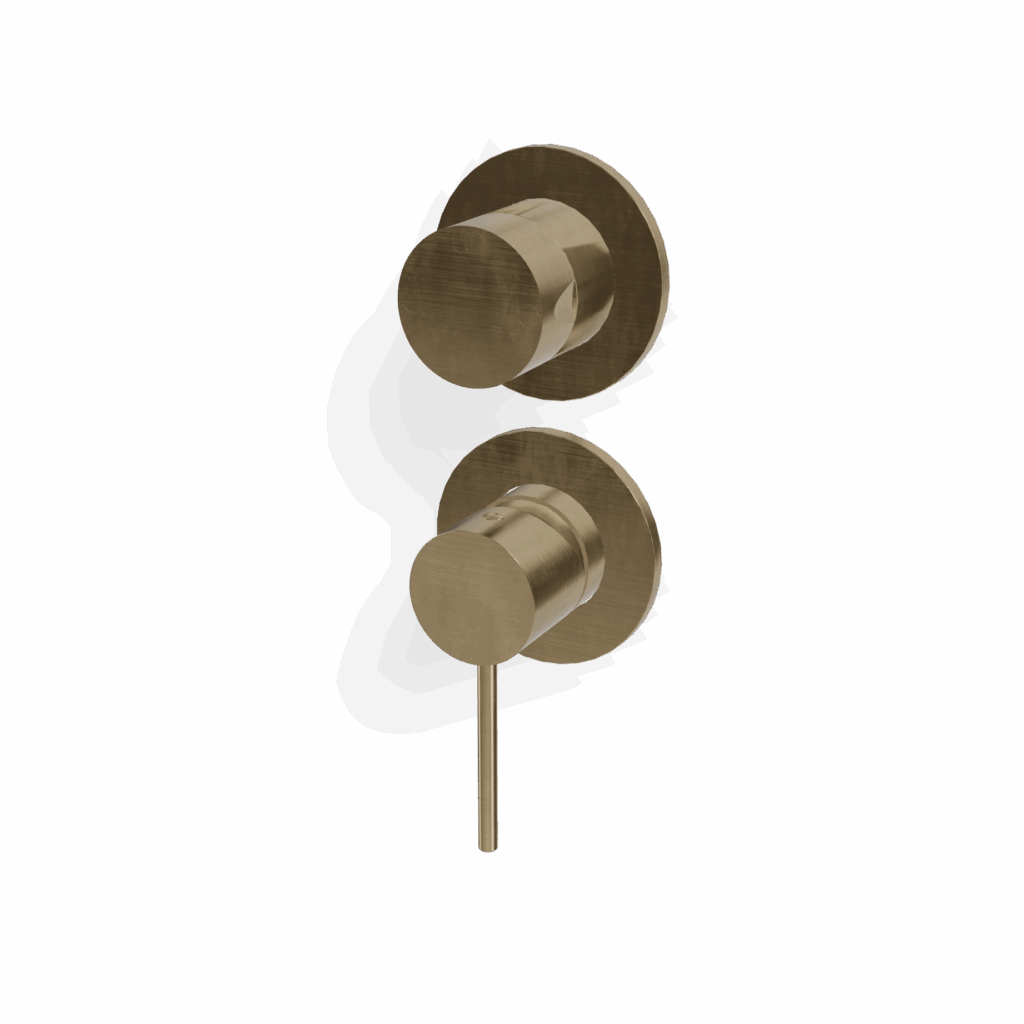 Mischer für Dusche / Wanne UP Treemme 40 mm PVD Gold