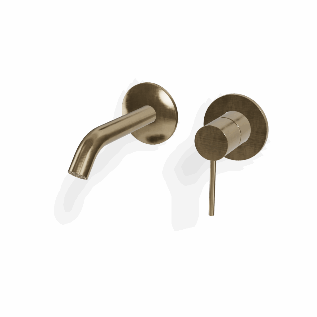 Waschtischmischer UP Treemme 40 mm PVD Gold