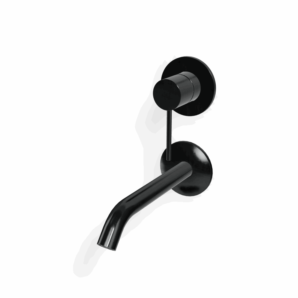 Mischer für Waschtisch UP Treemme Edelstahl 40 mm PVD Schwarz