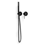 Mischer für Dusche Edelstahl Rund UP Treemme 40 mm PVD Schwarz