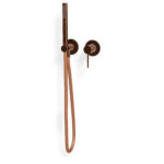 Mischer für Dusche Edelstahl Rund UP Treemme 40 mm PVD Bronze