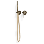 Mischer für Dusche Edelstahl Rund UP Treemme 40 mm PVD Gold