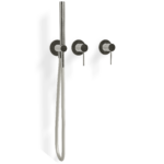 Mischer für Duschwanne und Badewanne UP 2 Weg Rosette Treemme 40 mm Unterputz