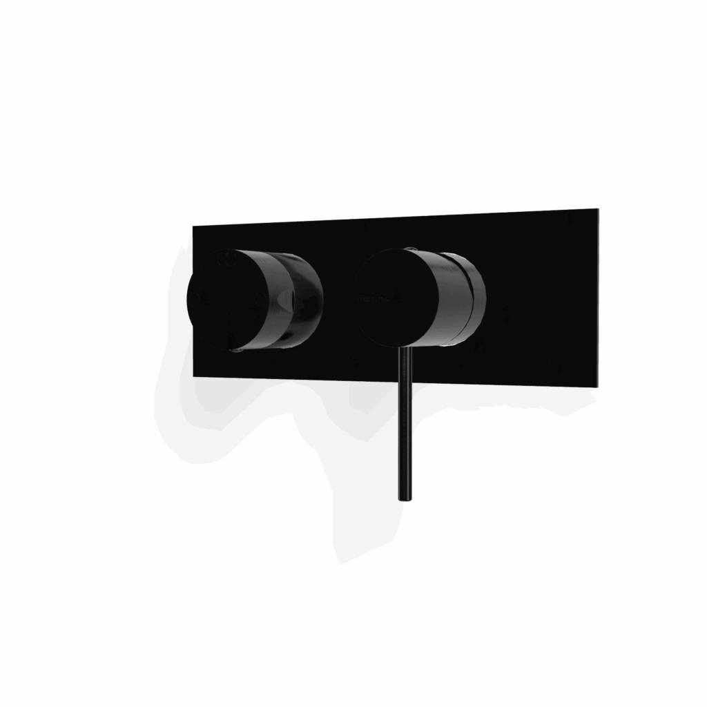 Mischer für Dusche / Wanne UP 40 mm PVD Schwarz