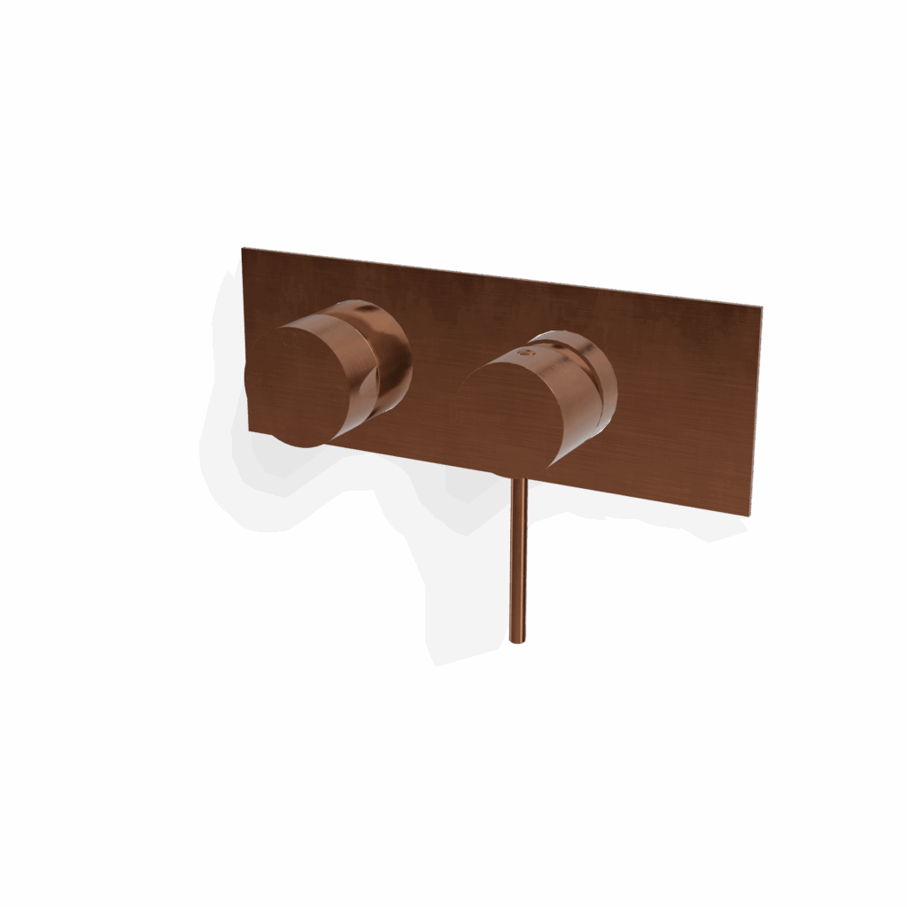 Mischer für Dusche / Wanne UP 40 mm PVD Bronze