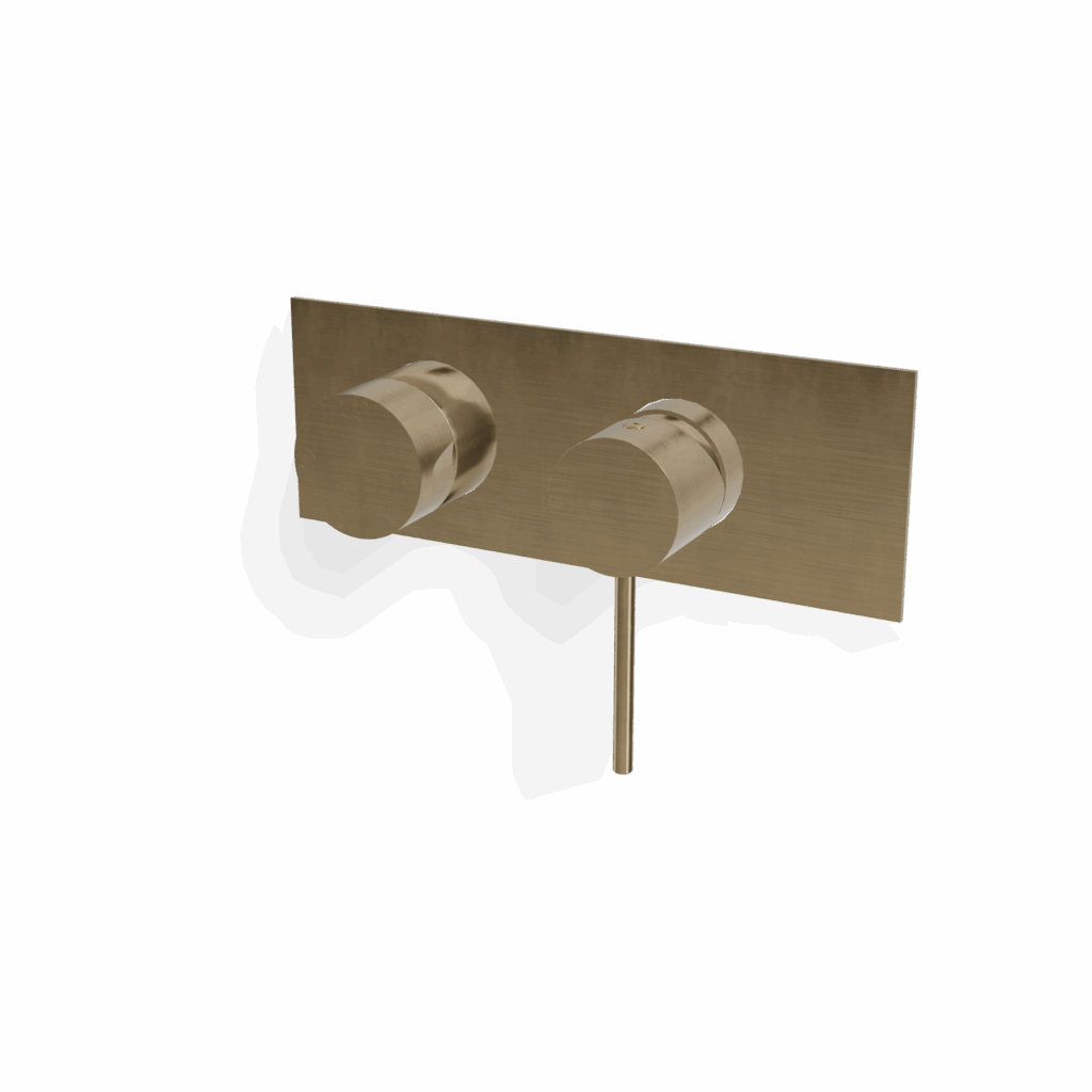 Mischer für Dusche / Wanne UP 40 mm PVD Gold