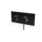 Mischer für Dusche / Wanne UP Treemme 40 mm PVD Schwarz