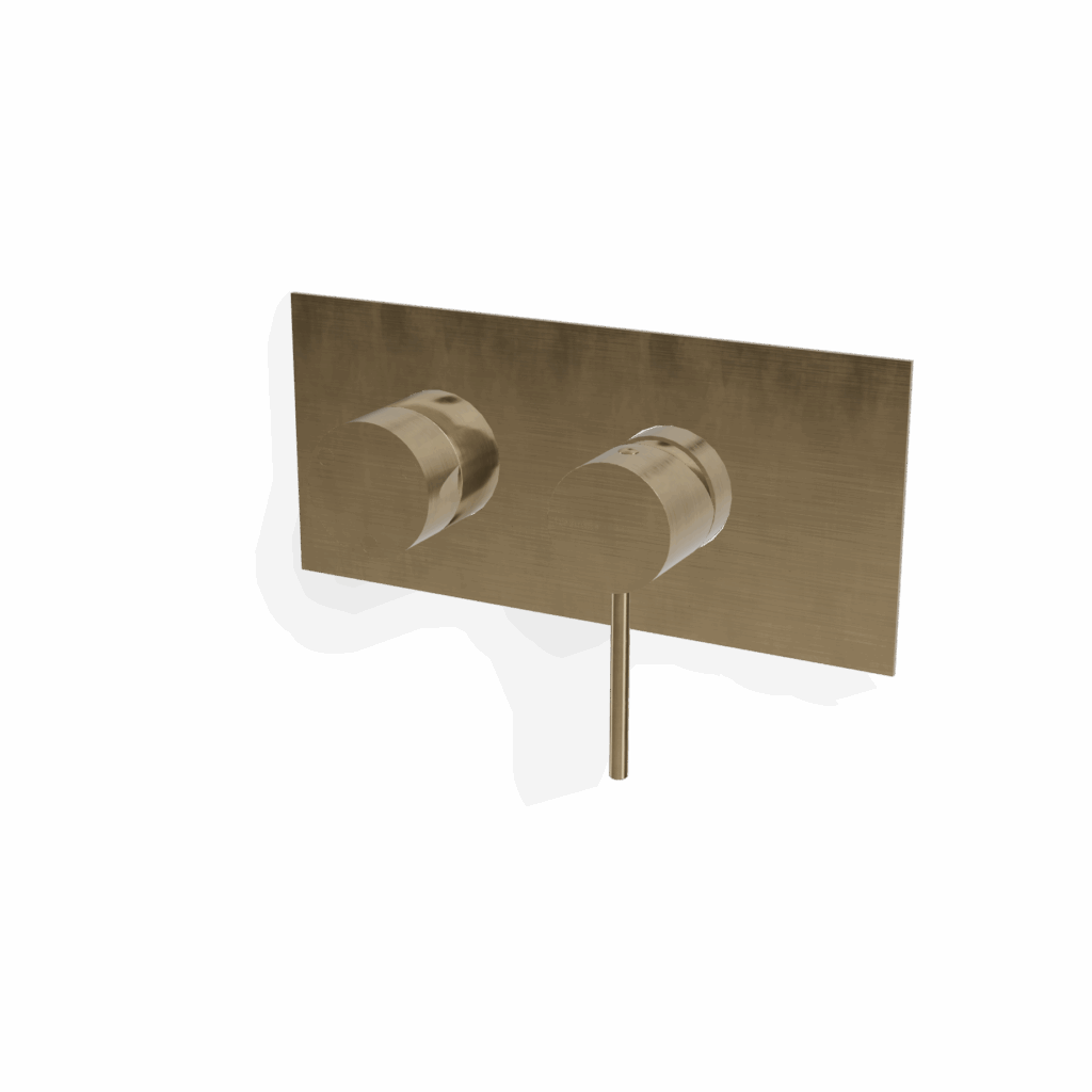 Mischer für Dusche / Wanne UP Treemme 40 mm PVD Gold