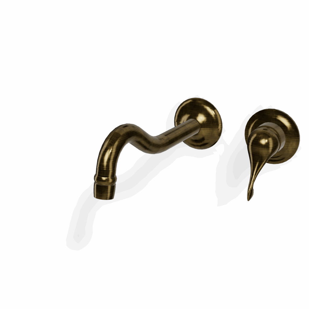 Mischer für Waschtisch UP Treemme Piccadilly Retro Bronze gebürstet