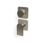 Mischer für Dusche 3 Weg Rosetten UP Treemme RAN Nickel gebürstet