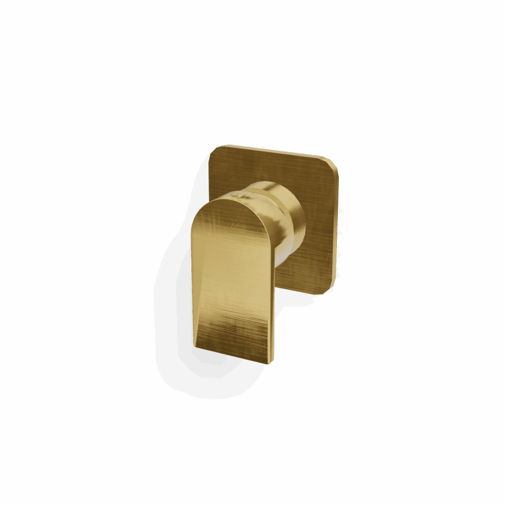 Einhand Mischer für Dusche UP Treemme RAN Gold gebürstet