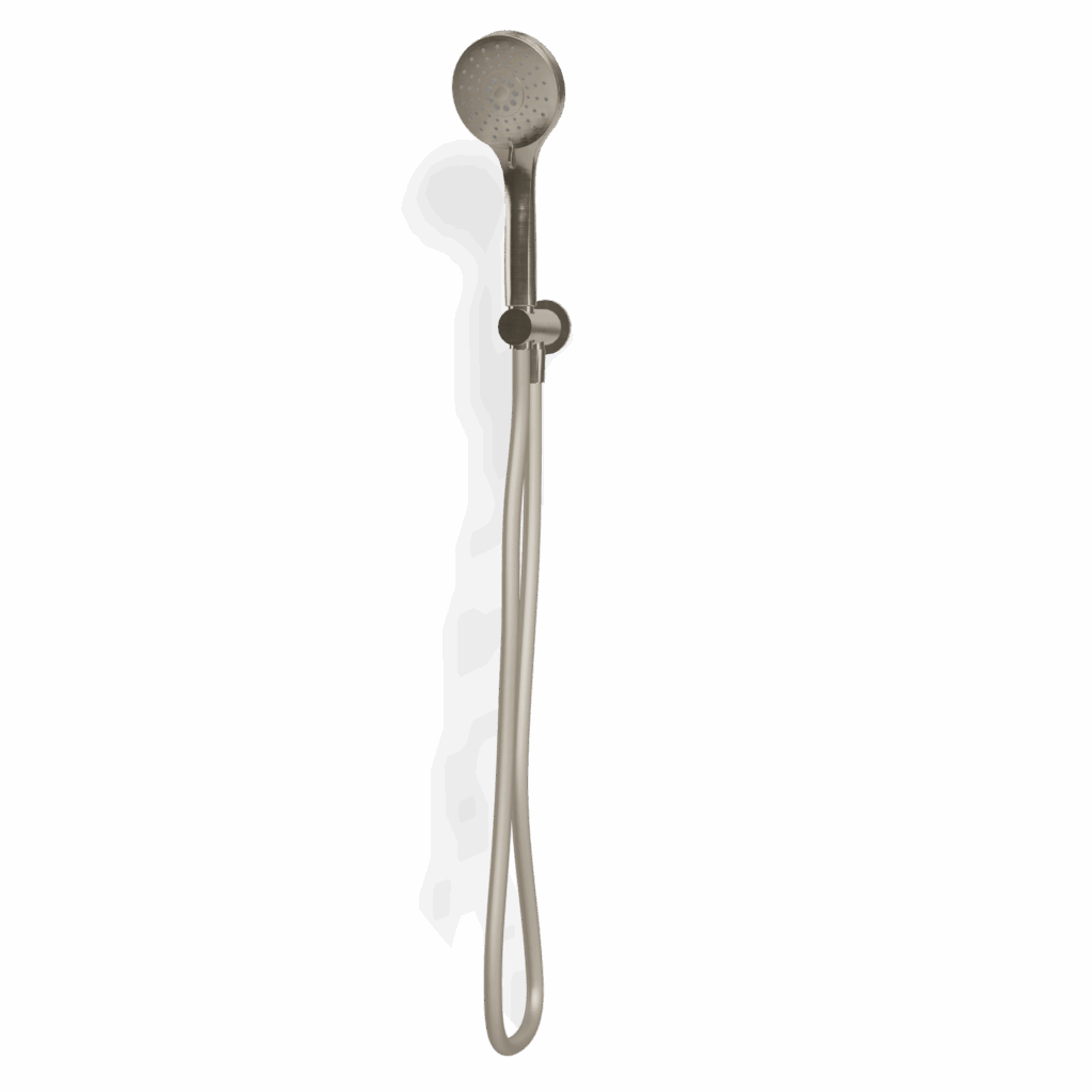 Handbrause-Set Schlauchanschluss Treemme IOS Nickel gebürstet