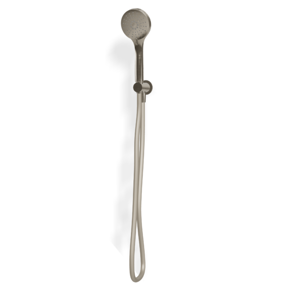 Handbrause-Set Schlauchanschluss Treemme IOS Nickel gebürstet