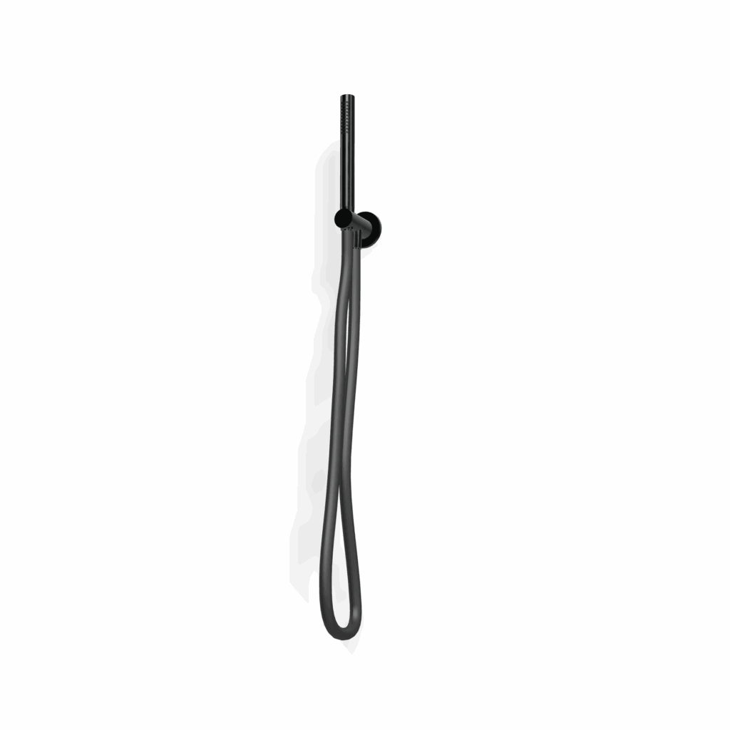 Handbrause-Set mit Wandanschluss Treemme Inox SHOWERS PVD Schwarz