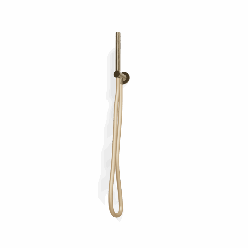 Handbrause-Set mit Wandanschluss Treemme Inox SHOWERS PVD Gold