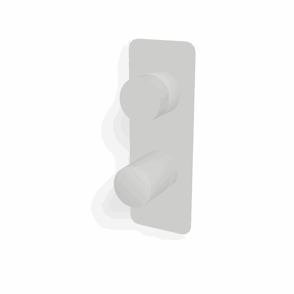 Duschenmischer 2 Verbraucher UP Treemme NANO Weiss matt