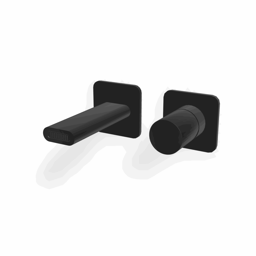 Waschtischmischer UP Treemme NANO A= 135 Schwarz matt