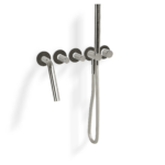 UP Mischer für Badewanne aus Wand Treemme 22 mm Unterputz Edelstahl