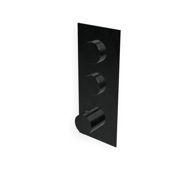Duschmischer Zweiweg PVD Black Thermostat