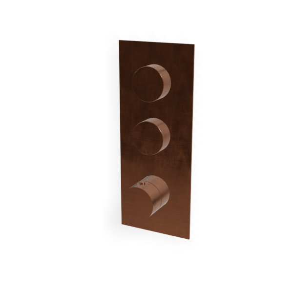 Duschmischer Zweiweg PVD Bronze Thermostat