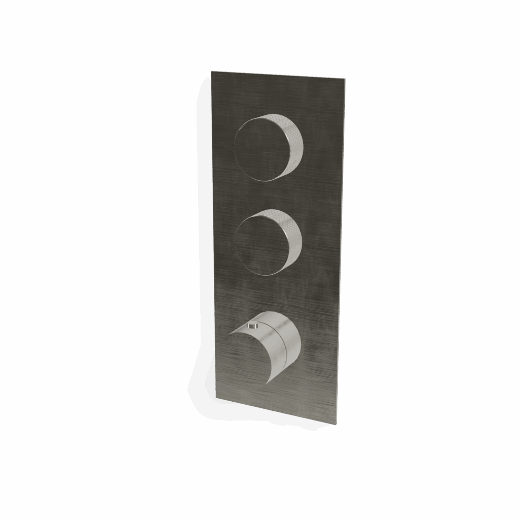 Duschmischer Zweiweg Edelstahl Thermostat
