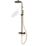 Duschsystem Treemme SHOWERS Rund Bronze gebürstet