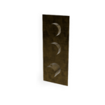Mischer für Dusche 2 Weg 3 Griff UP Treemme SHOWERS Bronze gebürstet
