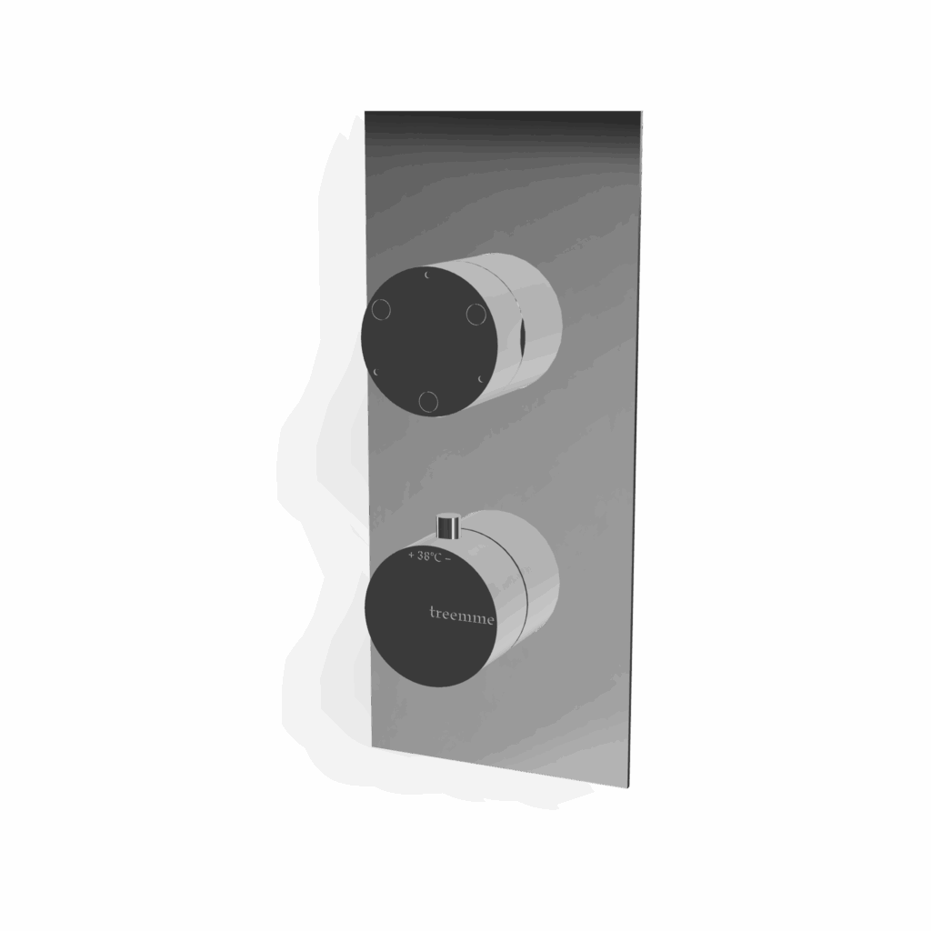 Mischer für Dusche 3 Verbraucher Thermostat UP Treemme SHOWERS