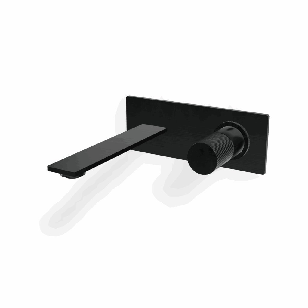 Mischer für Waschtisch UP Treemme 3.6 mm Gerillt PVD Schwarz