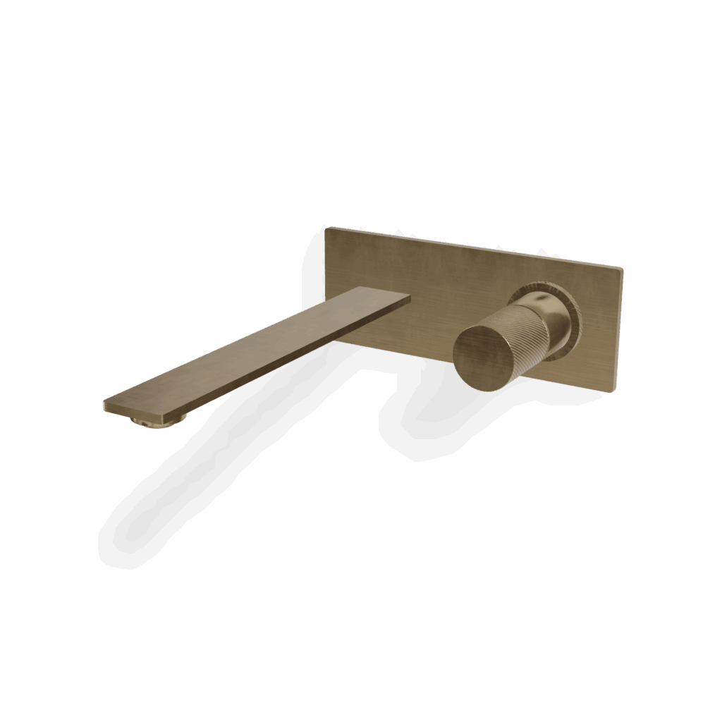 Mischer für Waschtisch UP Treemme 3.6 mm A23 Gerillt PVD Gold