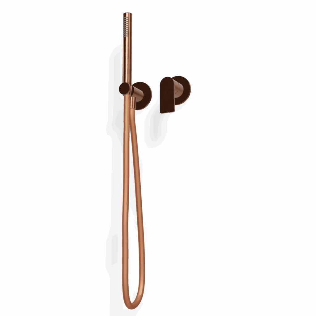 Mischer für Dusche UP Rosette Rund Treemme 3.6 mm PVD Bronze