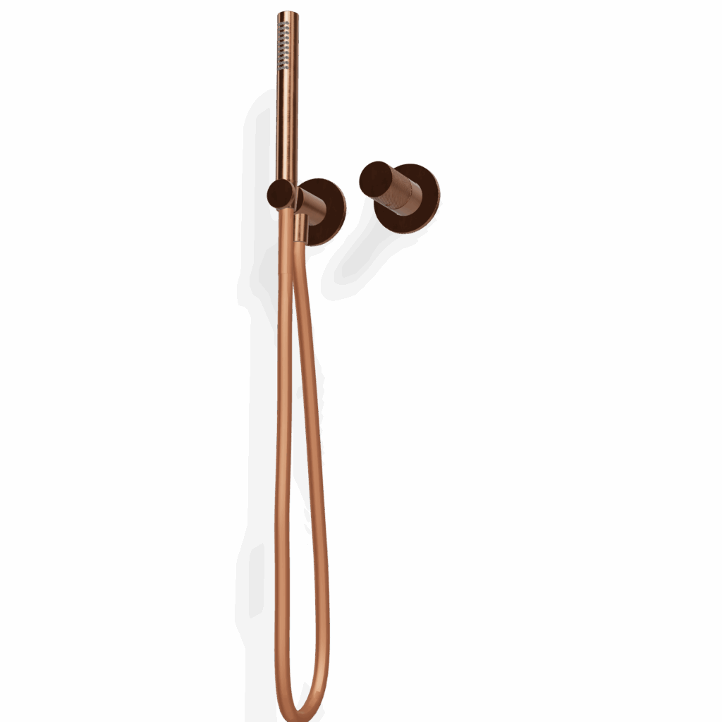 Duschmischer Griff Handbrause Rund UP Treemme 3.6 mm PVD Bronze